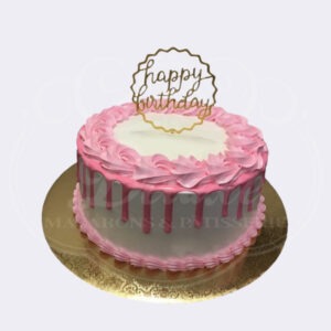 G Teau D Anniversaire Drip Cake Layer Cake Rose