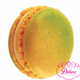 Macaron exotique à la mangue, passion et ananas – Deluxe Macaron