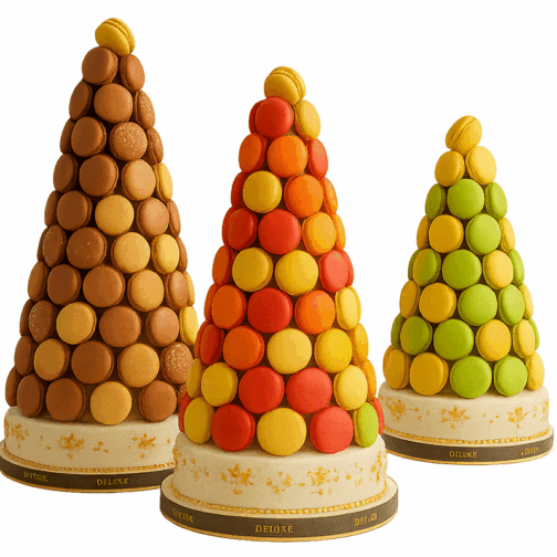 Pyramide de Macarons – Présentation Événementielle Élégante | Deluxe Macaron – Image 2