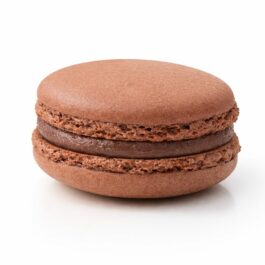 Macaron au chocolat noir intense