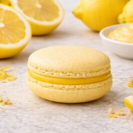 Macaron citron artisanal – Deluxe Macaron