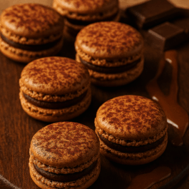 Macaron chocolat caramel – Deluxe Macaron