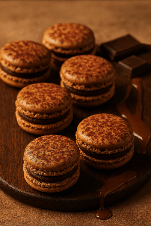 Macaron chocolat caramel – Deluxe Macaron