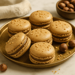 Macaron praliné noisette – Deluxe Macaron