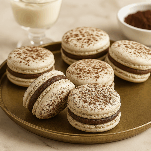 Macaron Tiramisu – Saveur Café & Mascarpone Inspirée du Classique Italien – Image 2
