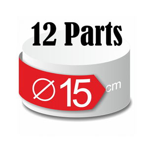 Gâteau rond – 12 parts – Ø 15 cm