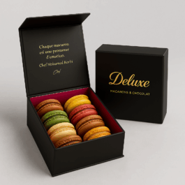 coffret macarons 12 pièces Deluxe Macaron