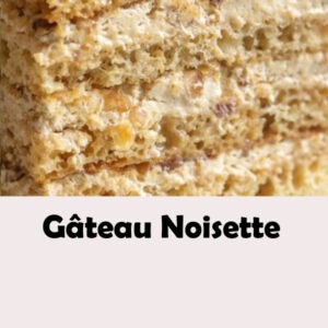Gâteau noisette