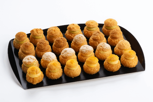 Assortiment mini choux à la crème – Pâtisserie fine prête à servir – Image 3