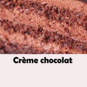 Gâteau chocolat avec crème chocolat
