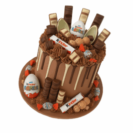 drip cake Kinder chocolat – Gâteau gourmand Deluxe irrésistible