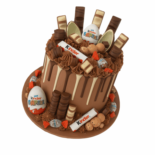 drip cake Kinder chocolat – Gâteau gourmand Deluxe irrésistible