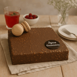 entremet Craqueline Chocolat irrésistible praliné et noisette Deluxe
