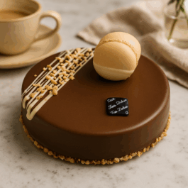 entremet Craqueline Chocolat praliné et noisette Deluxe