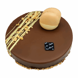 entremet Craqueline Chocolat praliné et noisette Deluxe