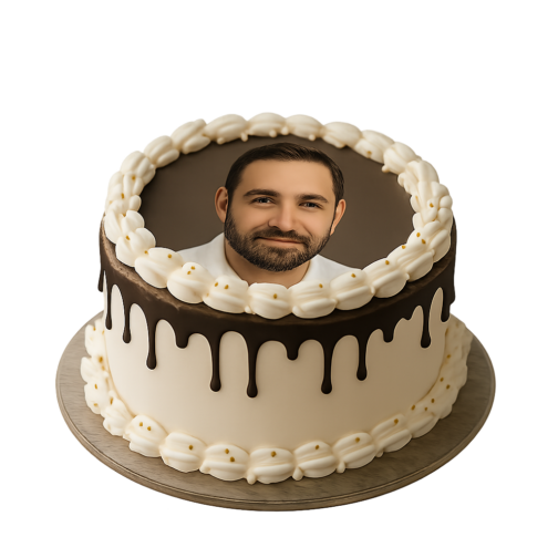 gateau anniversaire adulte style photo