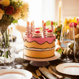gâteau anniversaire cartoon personnalisé – Cake design rond inspiré des dessins animés,
