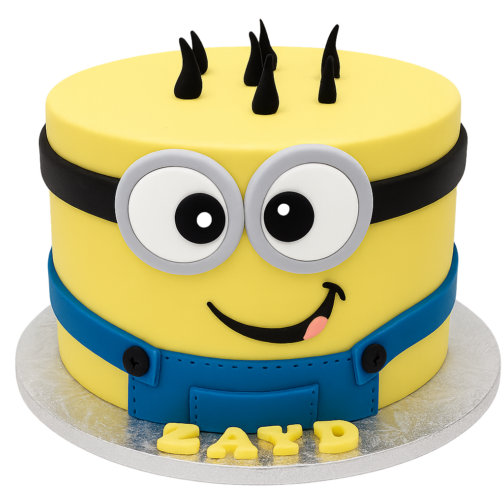 gateau anniversaire enfant minion deluxe macarons et patisserie