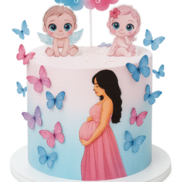 gateau boy or girl baby shower deluxe macarons et patisserie