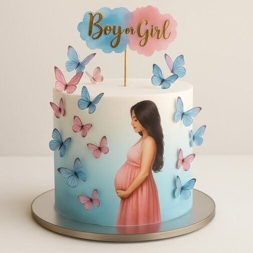 Gateau boy or girl – gateau baby shower personnalise Deluxe | livraison grand tunis – Image 2