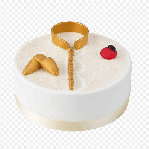 Gâteau traditionnel tunisien – Design jebba masculine personnalisable – Image 2