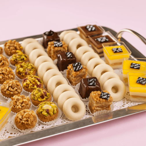 mini mignardises maison assortiment classique raffiné