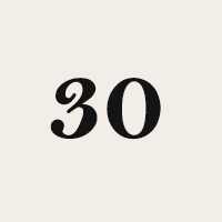 Nombre de part gateau 30