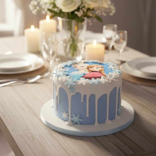 gateau Reine des Neiges.. Anniversaire Enfant Cake Design Deluxe – Image 2