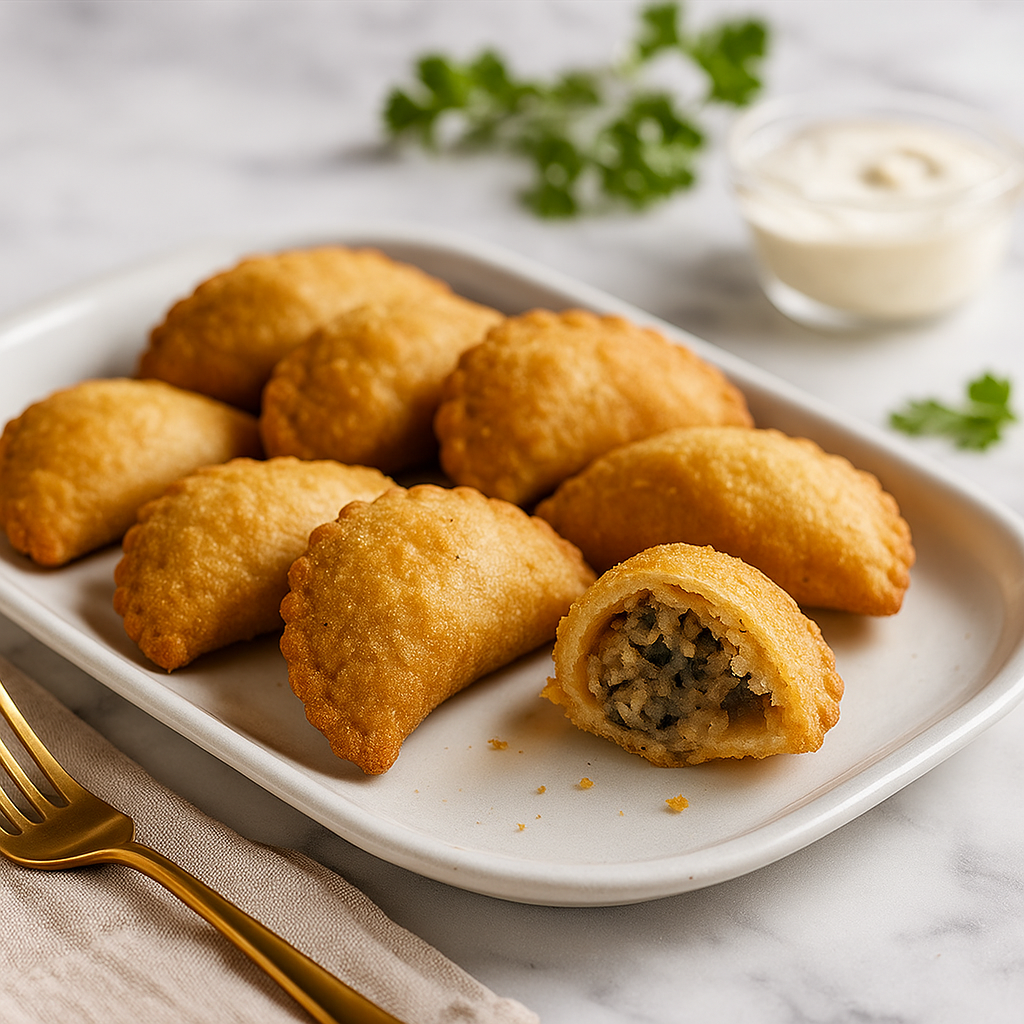 Brik Danouni à la viande – bouchée tunisienne salée Deluxe Traiteur