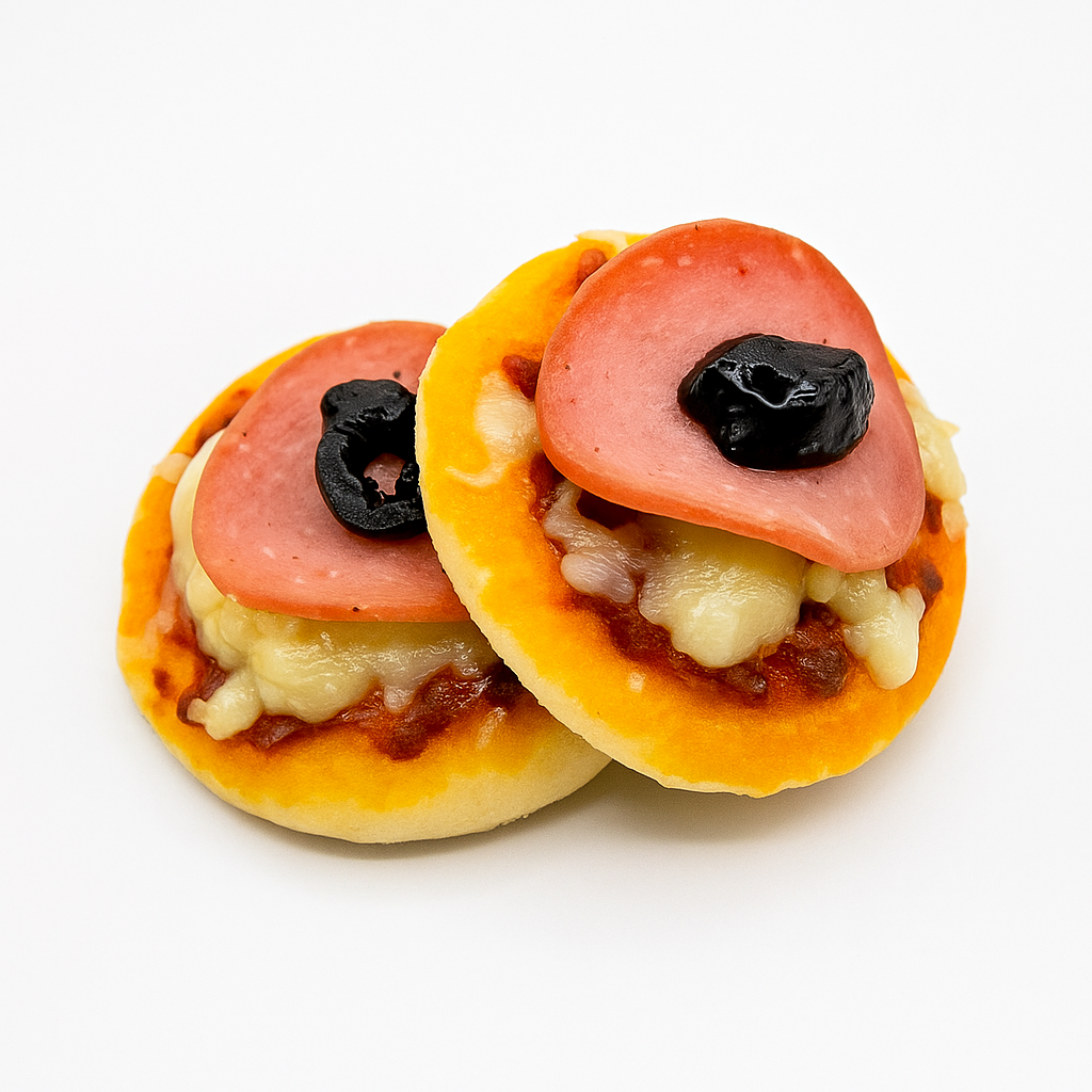Mini pizzas au peperoni – bouchées salées traiteur Tunis