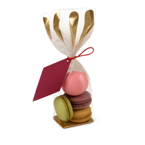Cadeau gourmand – sachet de macarons premium assortis – Image 3