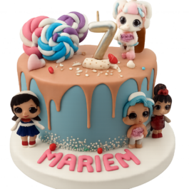 Gâteau d’anniversaire enfant – LOL Surprise