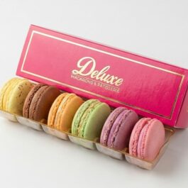 coffret macarons 6 pieces deluxe