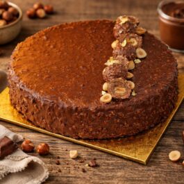 entremet facon rocher chocolat noisette deluxe