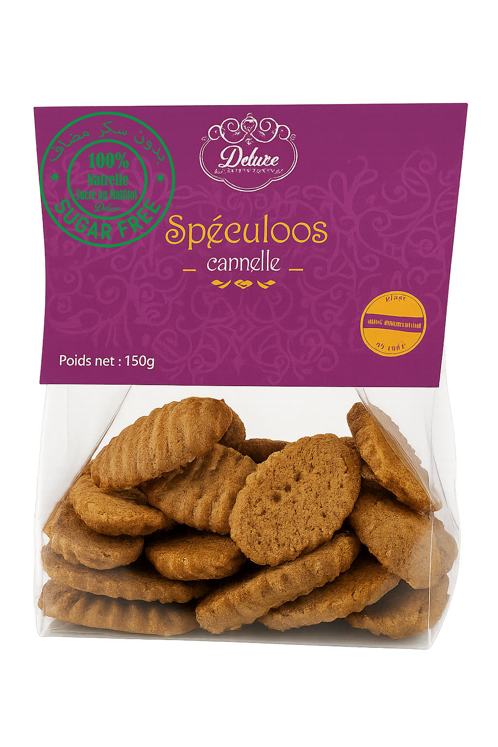 Speculoos sans sucre – biscuits artisanaux au maltitol deluxe | produit light speculoos sans sucre maltitol biscuits deluxe