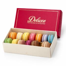 Coffret macarons 18 pièces – Assortiment Deluxe