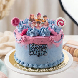 Gateau anniversaire theme KPOP Demon Hunters