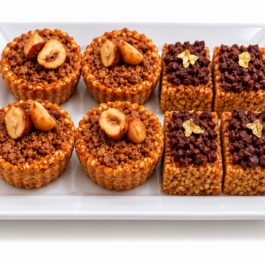 Tartelettes aux Noisettes et Carrés au Chocolat Deluxe