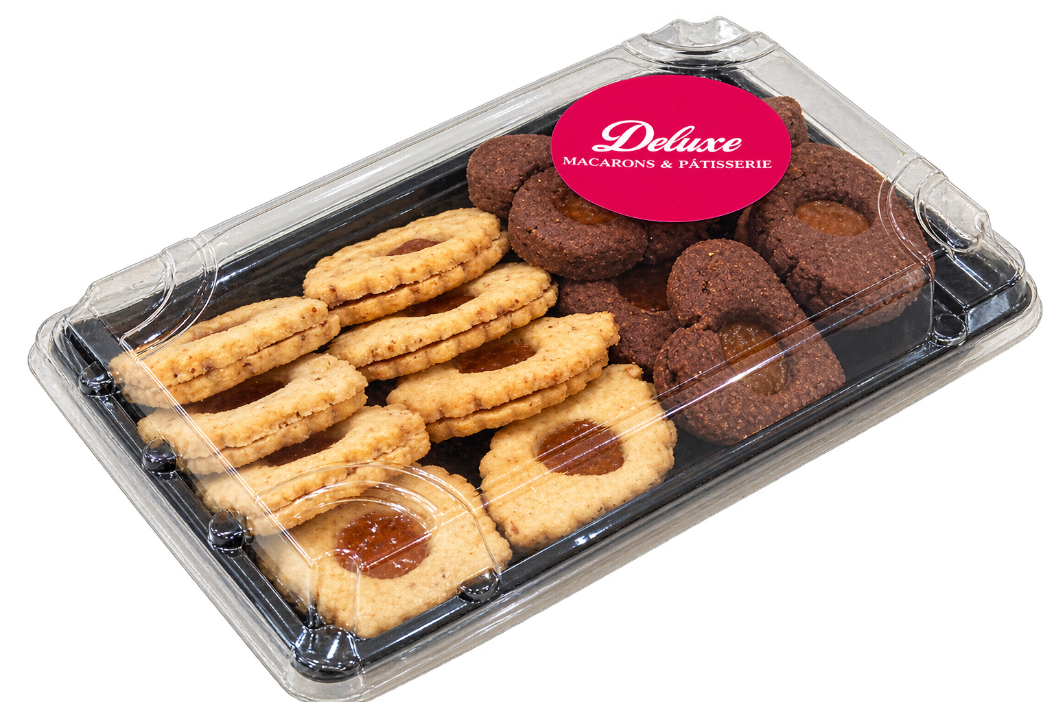 Assortiment de Sablés Confiture & Chocolat Caramel Deluxe Assortiment de Sablés Confiture & Chocolat Caramel Deluxe