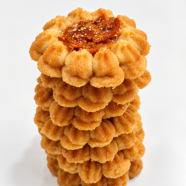 Soleil Amande Deluxe – Sablés Fleuris aux Amandes Caramélisées
