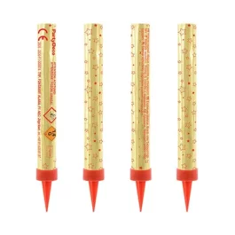 Bougies fontaines dorées pour gâteau – lot de 4